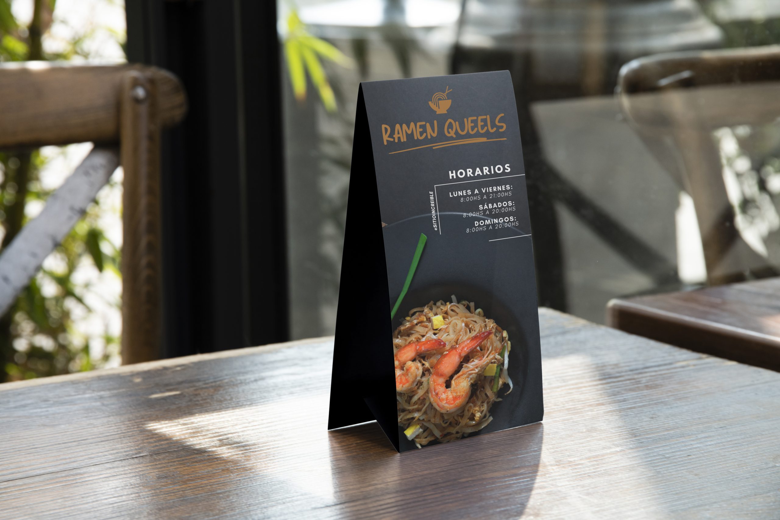 Table-tent - Triángulo